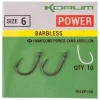 Korum Xpert Power Haken, Ohne Widerhaken -Angebote Korum Store korum xpert power barbless hook 1